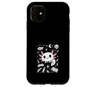 Spooky Cute Axolotl Witchy Dark Kawaii Case for iPhone 11