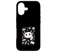Spooky Cute Axolotl Witchy Dark Kawaii Case for iPhone 17