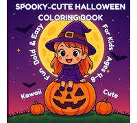 Spooky-Cute Halloween Coloring Book: A fun and friendly Halloween coloring book for kids ages 4-8! Includes 50 adorable spooky-cute scenes with ... - perfect for hours of creative coloring fun.