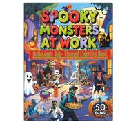 Spooky Cute Monsters at Work: Halloween Job-Themed Coloring Book for Kids, Teens and Adults: 50 Fun and Creepy-Cute Pages of Halloween Monster Jobs to ... Jobs Coloring Series - Fun & Stress Relief)
