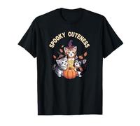Spooky Cuteness Halloween Kittens Pumpkin Lovers Tee T-Shirt
