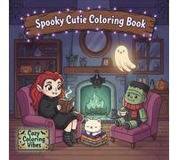 Spooky Cutie Coloring Book: Adorable Spooky Characters & Haunted Halloween Scenes for Adults & Teens | Color Cute Creepy Creatures in Hygge Moments ... (Spooky & Creepy Cozy Coloring Spaces)