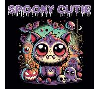 Spooky Cutie: Horror Cute & Bold Coloring Book for Adults and Teens, Featuring Cute Creepy, Horror Spooky Creatures For Stress Relief & Relaxation (Spooky Cutie Bold and Easy Coloring Books)