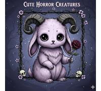 Spooky Cuties: A Creepy Cute Coloring Book: Cute Horror Creatures