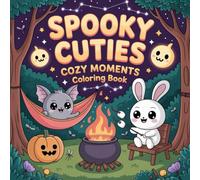 Spooky Cuties Cozy Moments Coloring Book: A Fun & Friendly Halloween Coloring Adventure with a playful Halloween/autumn vibe and Cute Ghosts, Cozy Pumpkins, and Silly Monsters for Kids