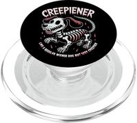 Spooky Dachshund Wiener Dog Skeleton Sausage Dog Halloween PopSockets PopGrip for MagSafe