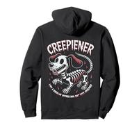 Spooky Dachshund Wiener Dog Skeleton Sausage Dog Halloween Pullover Hoodie