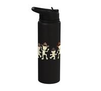 Spooky Dancing Mummy Zombie Trick Or Treat Halloween Stainless Steel Insulated Water Bottle