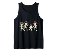 Spooky Dancing Mummy Zombie Trick Or Treat Halloween Tank Top
