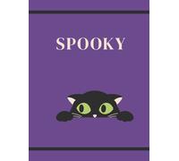 Spooky: Decorative Halloween Faux Hardcover Book for Shelf, Tiered Tray, or Coffee Table Styling