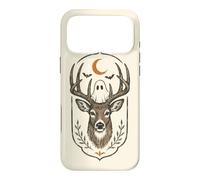 Spooky Deer Ghost Moon Halloween Forest Case for iPhone 17 Pro Max