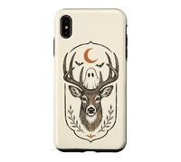 Spooky Deer Ghost Moon Halloween Forest Case for iPhone XS Max