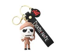 Spooky Doctor Skellington Halloween Keychain, Cute Silicone Horror Cartoon Charm, Nightmare Before Christmas Goth Accessory for Bags, Backpacks & Keys, Fun Holiday Gift for Men & Women