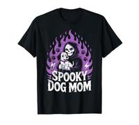 Spooky Dog mom Funny Skull Pet for Halloween Costume T-Shirt