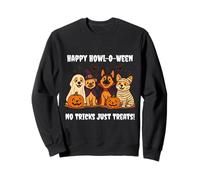 Spooky Dog Squad Ghost Retriever Witch Frenchie Dracula Sweatshirt