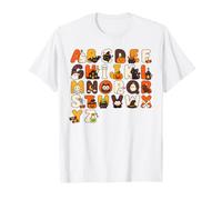 Spooky Elementary Teacher Alphabet ABCs Halloween Teacher T-Shirt