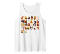 Spooky Elementary Teacher Alphabet ABCs Halloween Teacher Tank Top