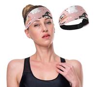 Spooky Festive Women's Workout Headbands Non Slip Sport Sweatbands Yoga Hairbands for Travel Fitness Athletic Elastic Moisture Wicking for Girls