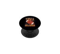 Spooky Football Sports Player Ready To Tackle Halloween PopSockets Adhesive PopGrip