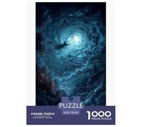 Spooky Forest 3D Paper Puzzle Game 70x50cm/1000pcs, Witch - Educational And Stress-relief, Creative Home Decoration, Great Gift for Families