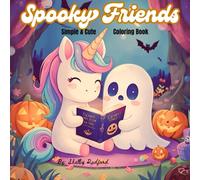 Spooky Friends: Simple & Cute Coloring Book