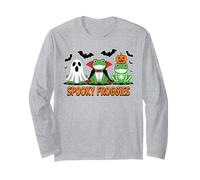 Spooky Froggies Halloween Toad Witch Pumpkin Magic Potion Long Sleeve T-Shirt