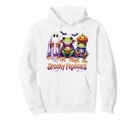 Spooky Froggies Halloween Toad Witch Pumpkin Magic Potion Pullover Hoodie