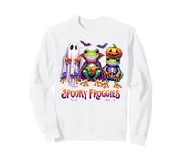 Spooky Froggies Halloween Toad Witch Pumpkin Magic Potion Sweatshirt