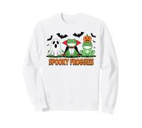 Spooky Froggies Halloween Toad Witch Pumpkin Magic Potion Sweatshirt