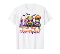 Spooky Froggies Halloween Toad Witch Pumpkin Magic Potion T-Shirt