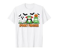 Spooky Froggies Halloween Toad Witch Pumpkin Magic Potion T-Shirt