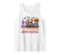 Spooky Froggies Halloween Toad Witch Pumpkin Magic Potion Tank Top