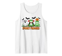 Spooky Froggies Halloween Toad Witch Pumpkin Magic Potion Tank Top