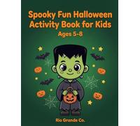 Spooky Fun Halloween Activity Book for Kids Ages 5-8: Mazes Coloring Word Search Dot to Dot Spot the Difference and More