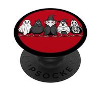 Spooky Funny Halloween Chicken Costume Men Women PopSockets Adhesive PopGrip