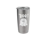 Spooky Ghost Boo Halloween Funny Scary Stainless Steel Insulated Tumbler