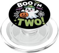 Spooky Ghost Boo I’m Two Second Birthday Halloween Toddler PopSockets PopGrip for MagSafe