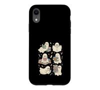 Spooky Ghost Book Reader Club Halloween Book Lover Case for iPhone XR
