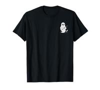 Spooky Ghost Fishing Retro Halloween Costume Boys Fisher T-Shirt