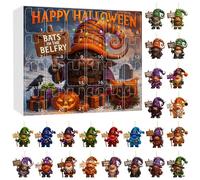 Spooky Ghost Halloween Countdown 2025 | 24-Day Acrylic Advent Calendar | Interactive Hanging Decor for Kids & Family