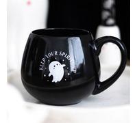 Spooky Ghost Mug 500Ml - Keep Your Spirits Up Ceramic Cup For Halloween & Autumn