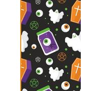 Spooky Ghosts Spunky Spirits Notebook: Spooky Ghosts Spunky Spirits Notebook | Creepy Cute Halloween Journal | 6x9 Lined Notebook with Ghosts, Coffins & Pentacle Designs