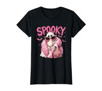 Spooky Glamorous Ghost Value Graphic T-Shirt, Women, Black, S