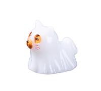 Spooky Glow in The Dark Halloween Dog Figurine | Durable Resin Desktop Ornament for Home Party Decor | Cute Pet Lover Gift, Shelf Decor, | Lightweight Collectible (One Size) (B)
