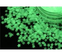 Spooky Glow in the Dark Nail Art Sequins Glitter 2g (2mm Stars)