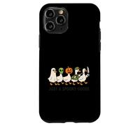 Spooky Goose Gang Halloween, Geese Walking Scary Funny Case for iPhone 11 Pro