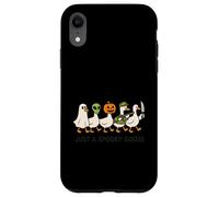 Spooky Goose Gang Halloween, Geese Walking Scary Funny Case for iPhone XR
