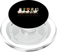 Spooky Goose Gang Halloween, Geese Walking Scary Funny PopSockets PopGrip for MagSafe