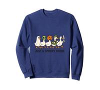 Spooky Goose Gang Halloween, Geese Walking Scary Funny Sweatshirt