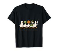 Spooky Goose Gang Halloween, Geese Walking Scary Funny T-Shirt